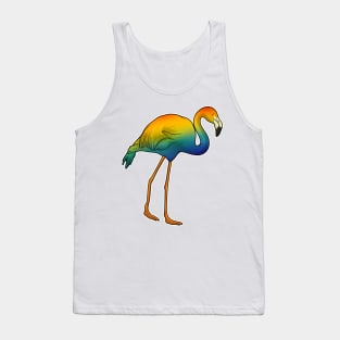 Flamingo Rainbow Tank Top